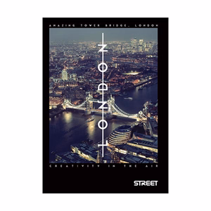 Füzet sima STREET A/4 50 lapos Bridges Füzet sima STREET A/4 50 lapos Bridges