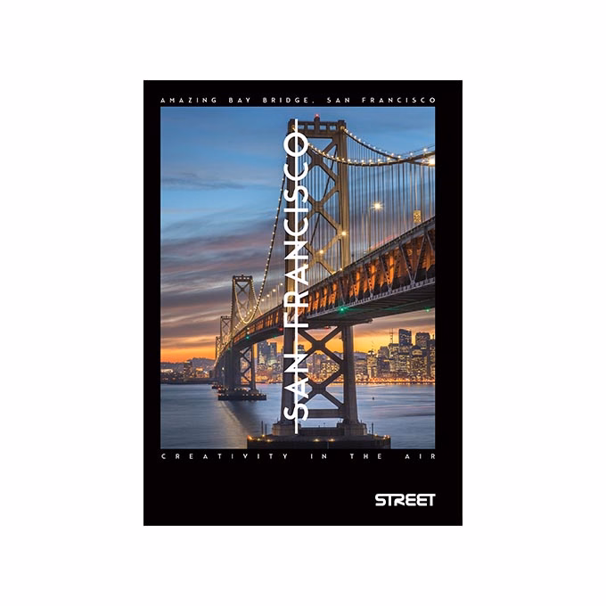 Füzet sima STREET A/4 50 lapos Bridges Füzet sima STREET A/4 50 lapos Bridges