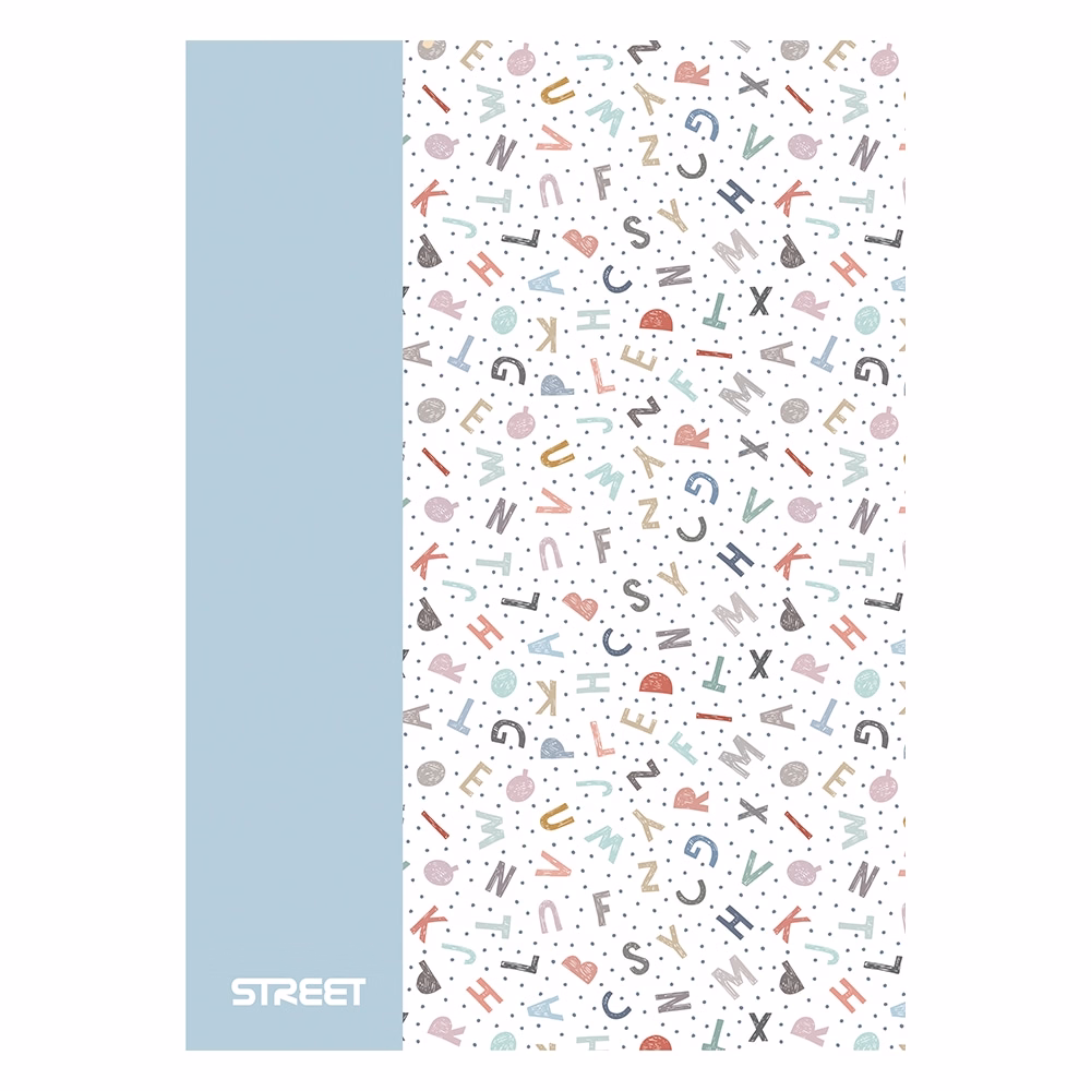 Füzet sima STREET A/4 42 lapos PP Blossom