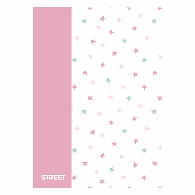 Füzet sima STREET A/4 42 lapos PP Blossom