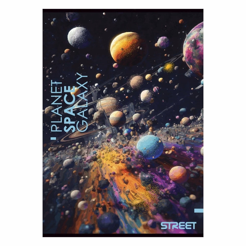 Füzet sima STREET A/4 50 lapos Maxi