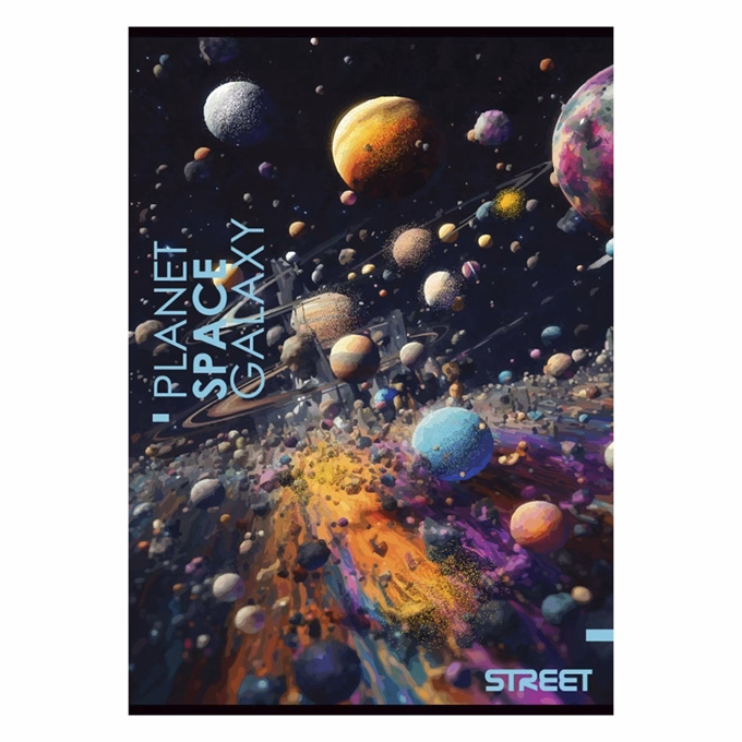 Füzet sima STREET A/4 50 lapos Maxi
