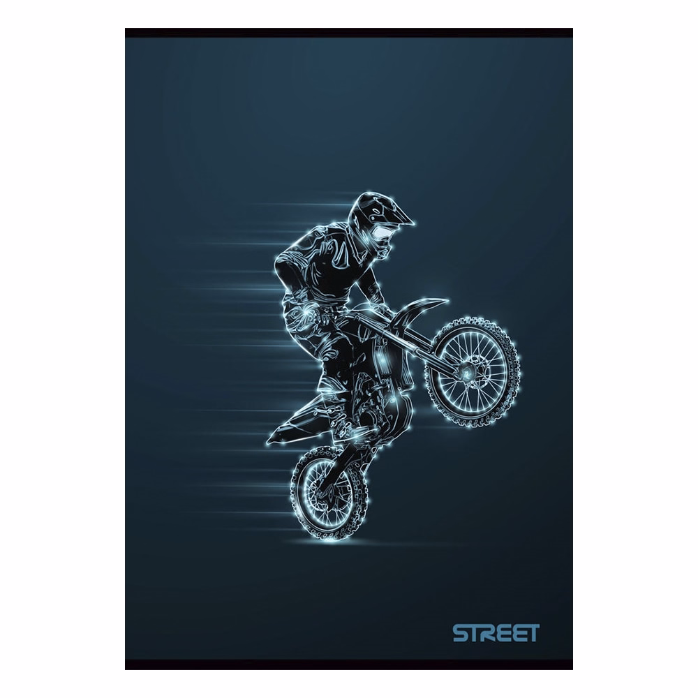 Füzet sima STREET A/4 50 lapos Maxi