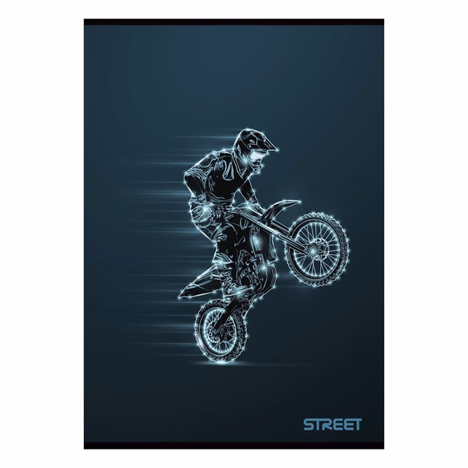 Füzet sima STREET A/4 50 lapos Maxi