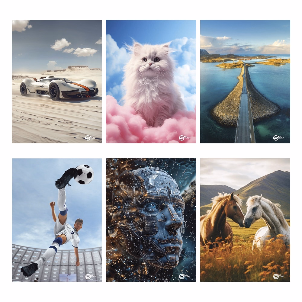 Füzet sima STREET A/4 52 lapos S-Line1