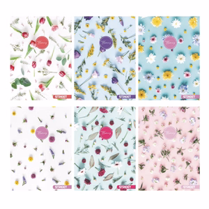 Füzet sima STREET A/4 54 lapos Flowers