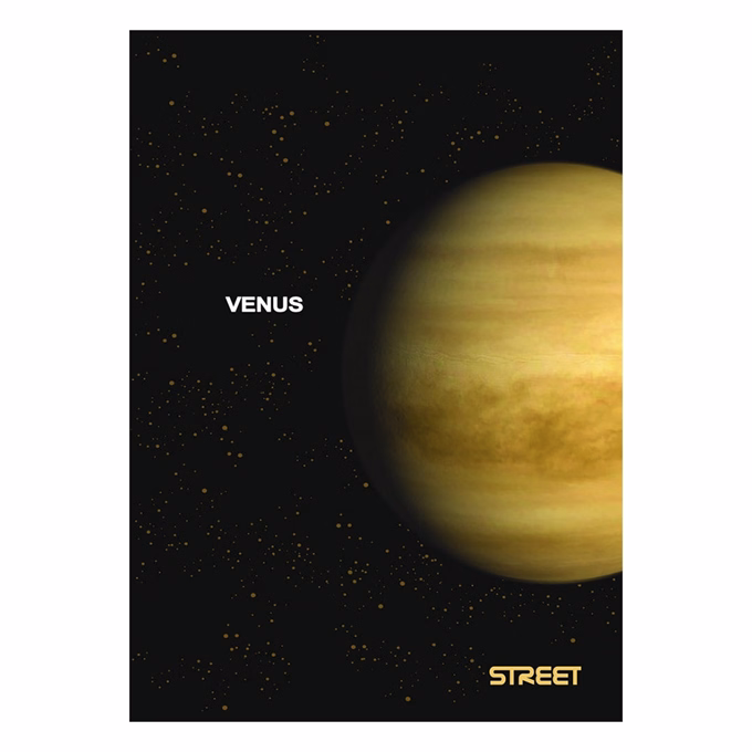 Füzet sima STREET A/4 54 lapos Planets