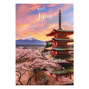 Füzet sima STREET A/4 54 lapos Travel