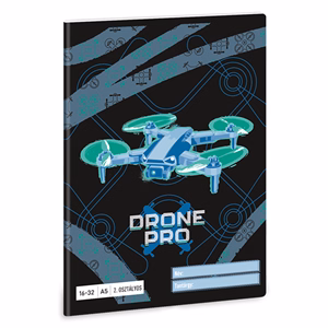Füzet vonalas ARS UNA A/5 32 lapos 16-32 2.osztályos Drone Pro