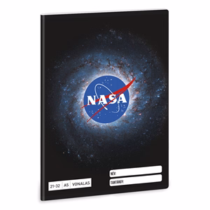 Füzet vonalas ARS UNA A/5 32 lapos 21-32 4-8.osztályos Nasa 5562
