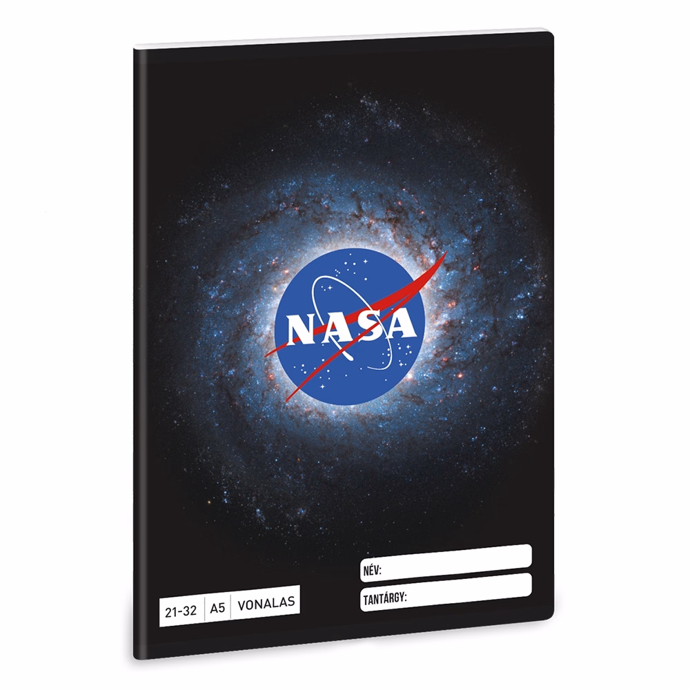 Füzet vonalas ARS UNA A/5 32 lapos 21-32 4-8.osztályos Nasa 5562