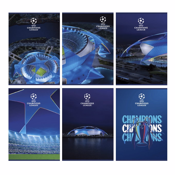 Füzet vonalas CHAMPIONS LEAGUE A/4 54 lapos margóval