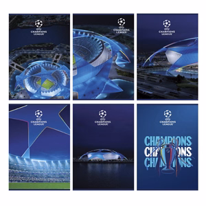 Füzet vonalas CHAMPIONS LEAGUE A/5 54 lapos margóval