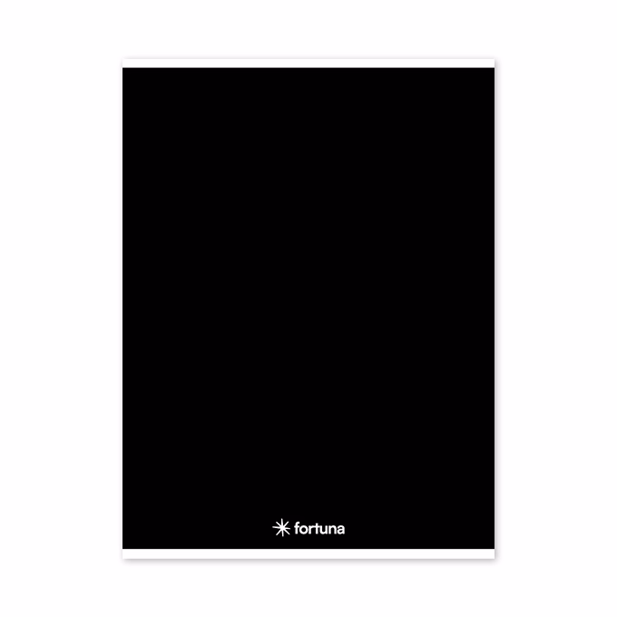 Füzet vonalas FORTUNA Monocolor A/4 32 lapos 81-32 fekete