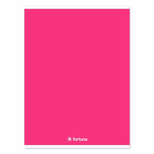 Füzet vonalas FORTUNA Monocolor A/4 32 lapos 81-32 magenta