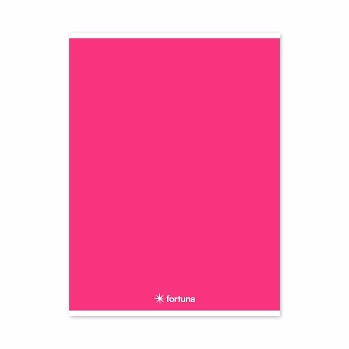 Füzet vonalas FORTUNA Monocolor A/4 32 lapos 81-32 magenta