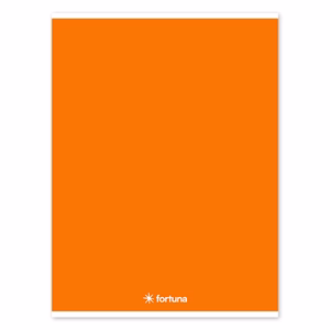 Füzet vonalas FORTUNA Monocolor A/4 32 lapos 81-32 narancssárga