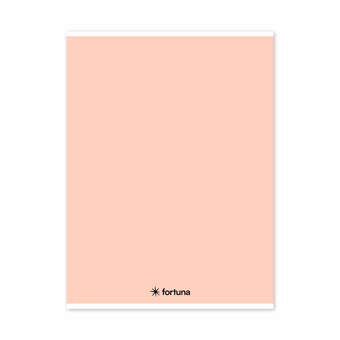 Füzet vonalas FORTUNA Monocolor A/4 32 lapos 81-32 pasztell barack