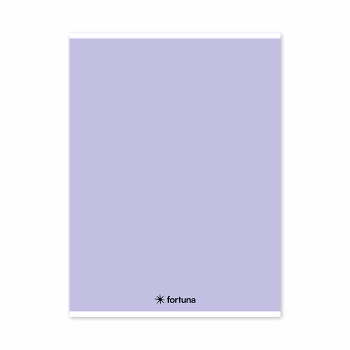 Füzet vonalas FORTUNA Monocolor A/4 32 lapos 81-32 pasztell lila