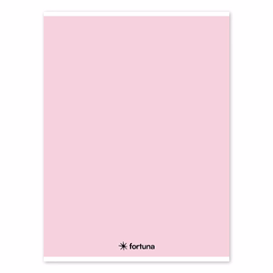 Füzet vonalas FORTUNA Monocolor A/4 32 lapos 81-32 pasztell rózsaszín