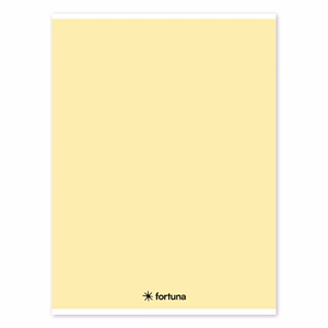 Füzet vonalas FORTUNA Monocolor A/4 32 lapos 81-32 pasztell sárga