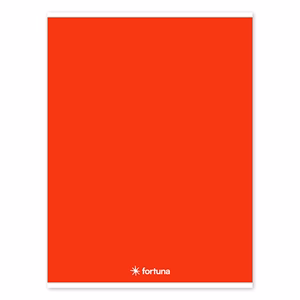 Füzet vonalas FORTUNA Monocolor A/4 32 lapos 81-32 piros