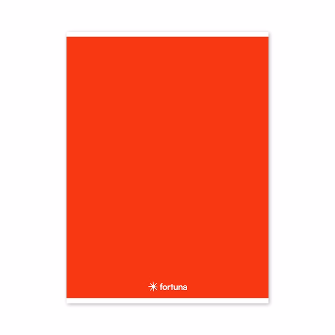 Füzet vonalas FORTUNA Monocolor A/4 32 lapos 81-32 piros