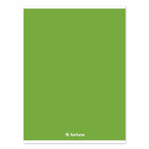 Füzet vonalas FORTUNA Monocolor A/4 32 lapos 81-32 zöld
