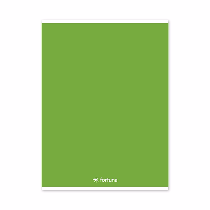 Füzet vonalas FORTUNA Monocolor A/4 32 lapos 81-32 zöld