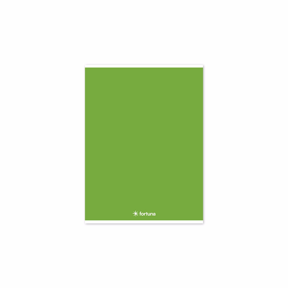 Füzet vonalas FORTUNA Monocolor A/4 32 lapos 81-32 zöld