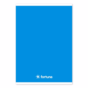 Füzet vonalas FORTUNA Monocolor A/5 32 lapos 21-32 4-8.osztályos kék