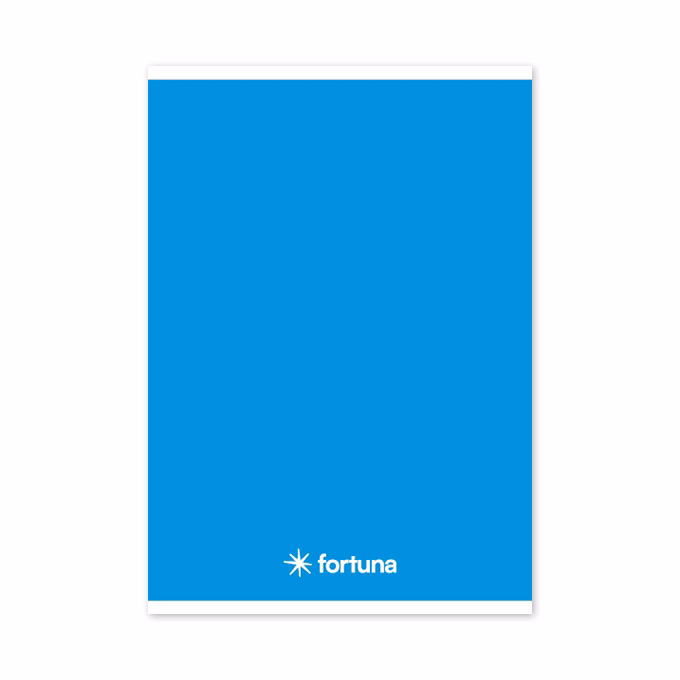 Füzet vonalas FORTUNA Monocolor A/5 32 lapos 21-32 4-8.osztályos kék
