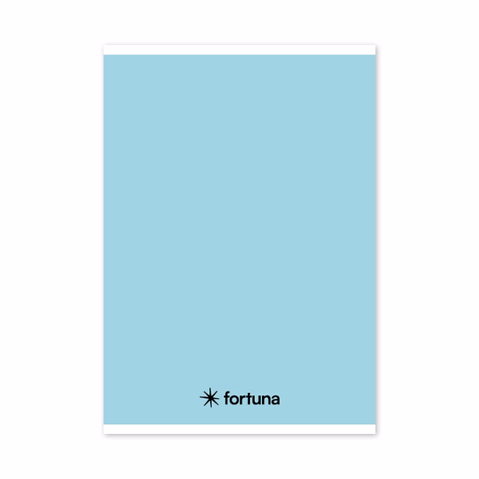 Füzet vonalas FORTUNA Monocolor A/5 32 lapos 21-32 pasztell kék