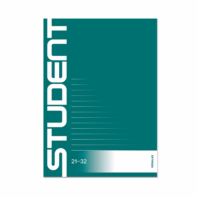 Füzet vonalas ICO Student A/5 32 lapos 21-32 4-8. osztályos