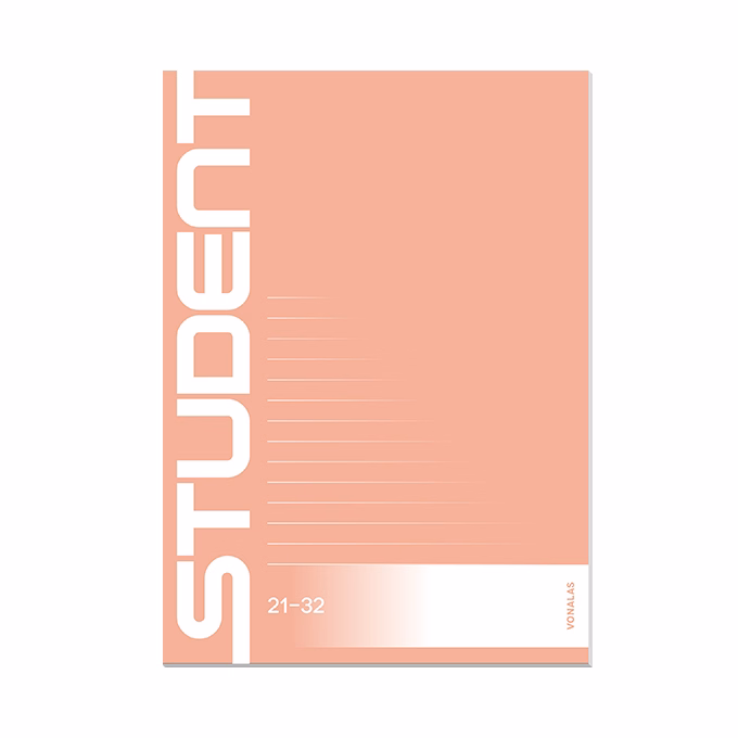 Füzet vonalas ICO Student A/5 32 lapos 21-32 4-8. osztályos
