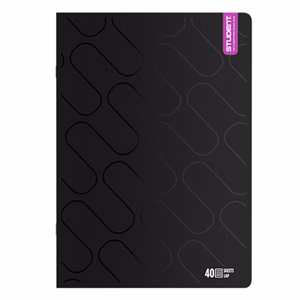 Füzet vonalas ICO Student Black Prémium A/4 40 lapos