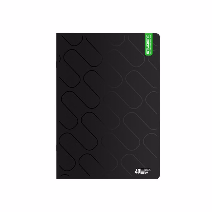 Füzet vonalas ICO Student Black Prémium A/4 40 lapos