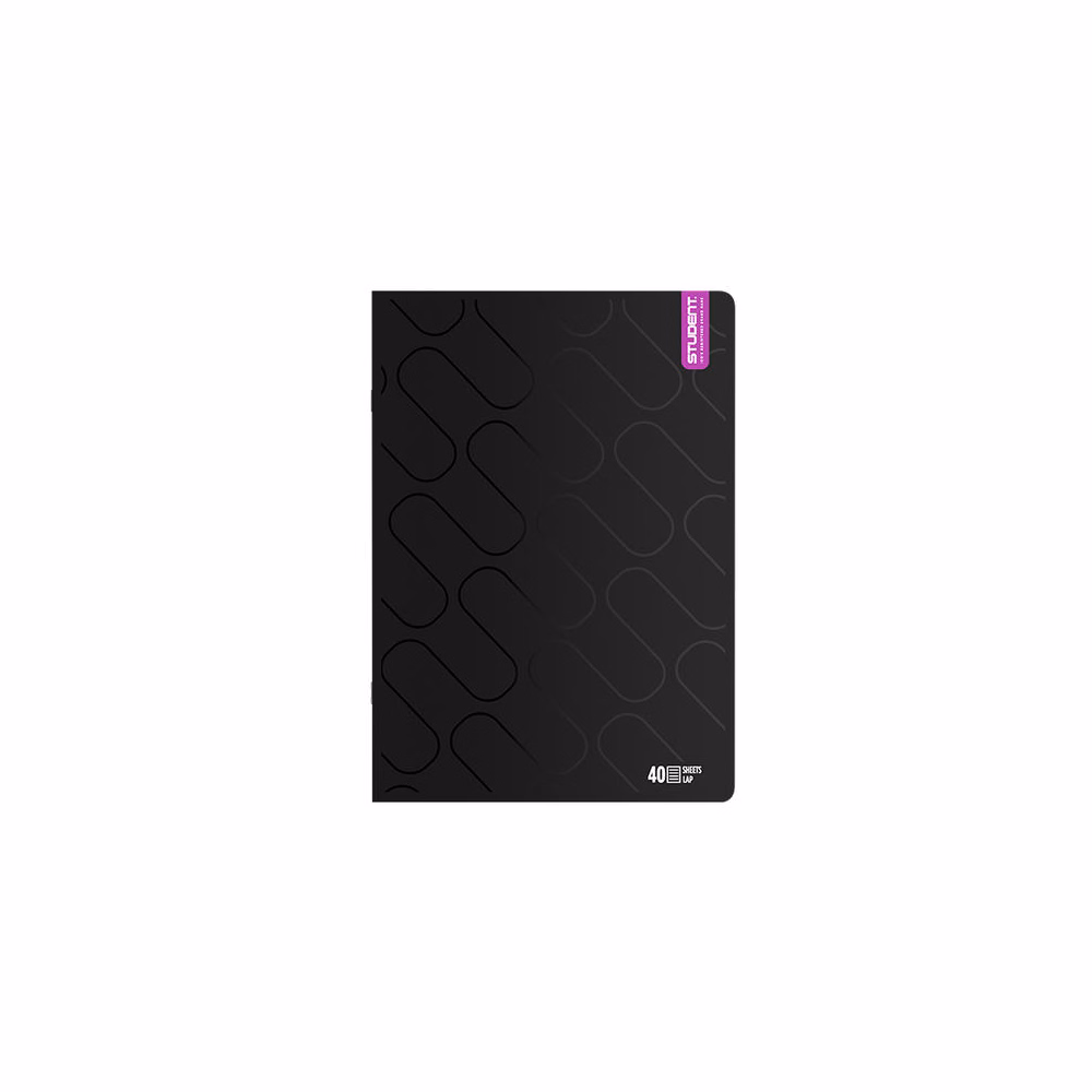Füzet vonalas ICO Student Black Prémium A/4 40 lapos
