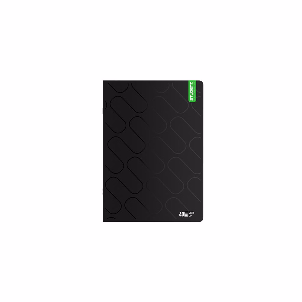 Füzet vonalas ICO Student Black Prémium A/4 40 lapos