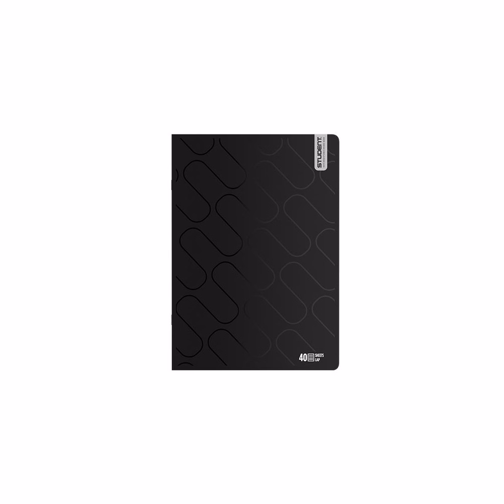 Füzet vonalas ICO Student Black Prémium A/4 40 lapos
