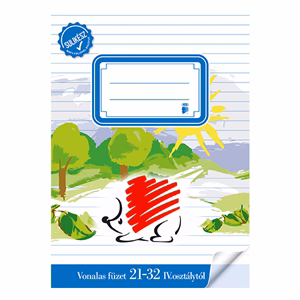 Füzet vonalas ICO Süni A/5 21-32 4-8. osztályos bekötött sulikész Füzet vonalas ICO Süni A/5 21-32 4-8. osztályos bekötött sulikész