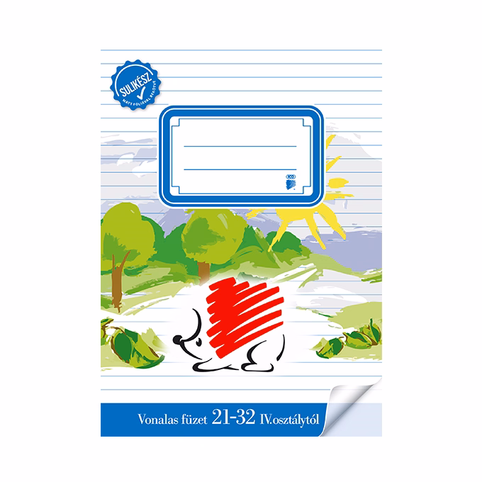 Füzet vonalas ICO Süni A/5 21-32 4-8. osztályos bekötött sulikész Füzet vonalas ICO Süni A/5 21-32 4-8. osztályos bekötött sulikész