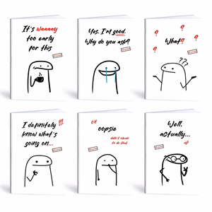 Füzet vonalas LIPAMILL A/4 40 lapos Meme