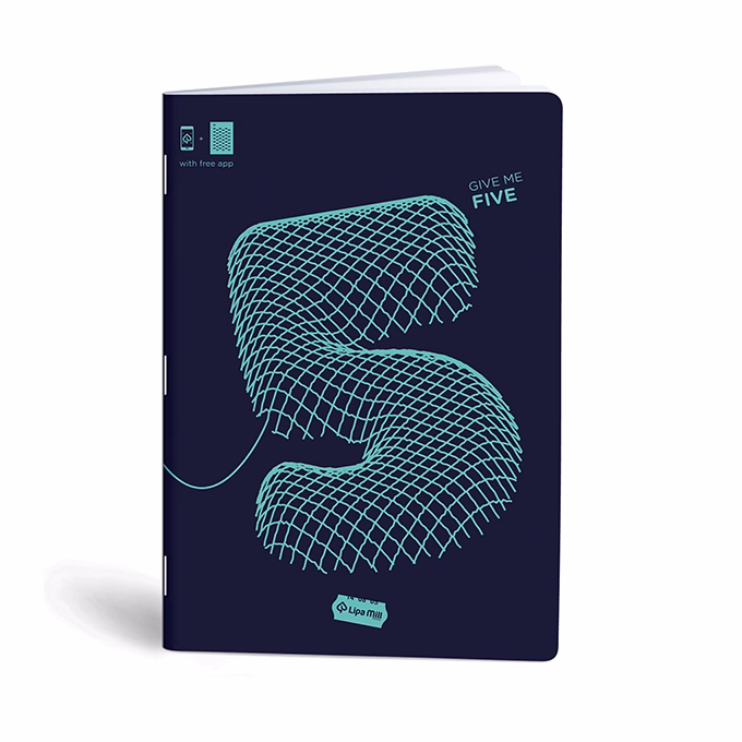 Füzet vonalas LIPAMILL A/4 40 lapos Numbers