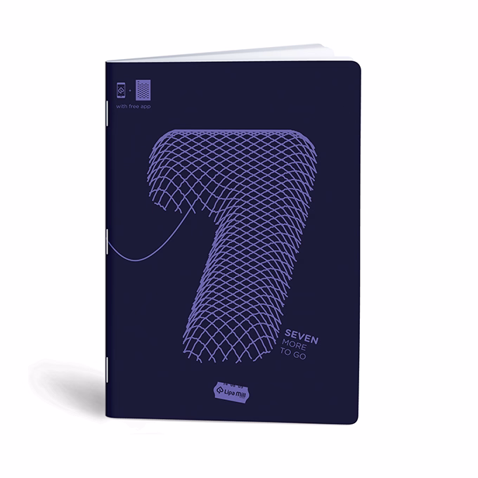 Füzet vonalas LIPAMILL A/4 40 lapos Numbers