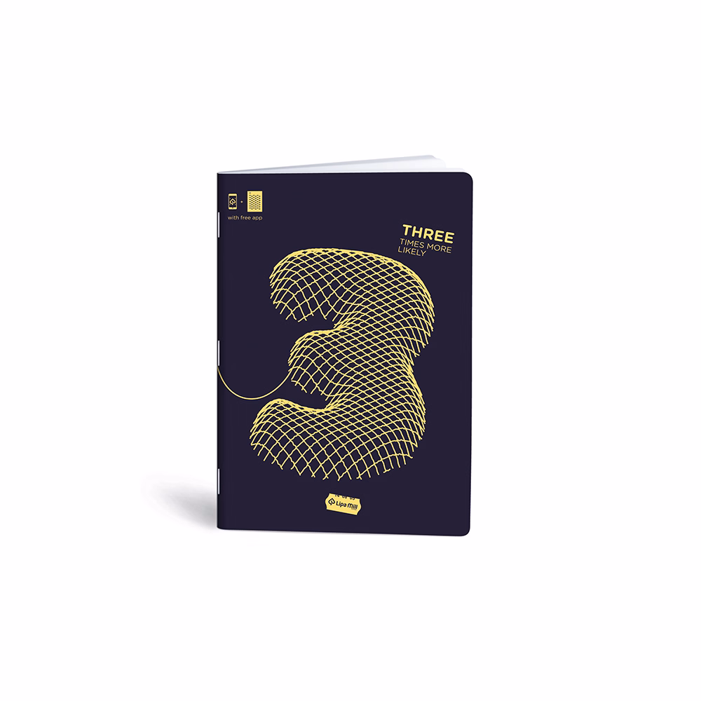 Füzet vonalas LIPAMILL A/4 40 lapos Numbers