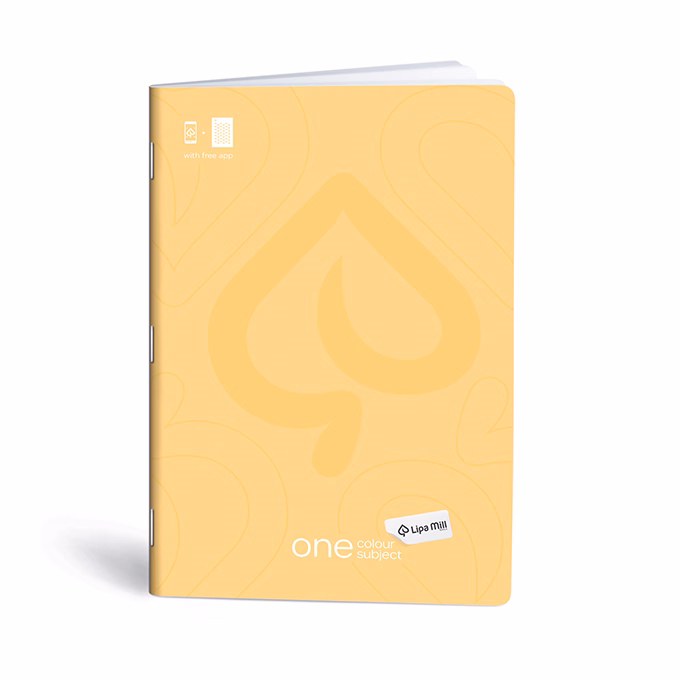 Füzet vonalas LIPAMILL A/4 40 lapos One colour