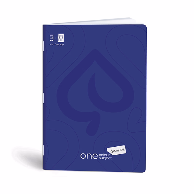 Füzet vonalas LIPAMILL A/4 40 lapos One colour