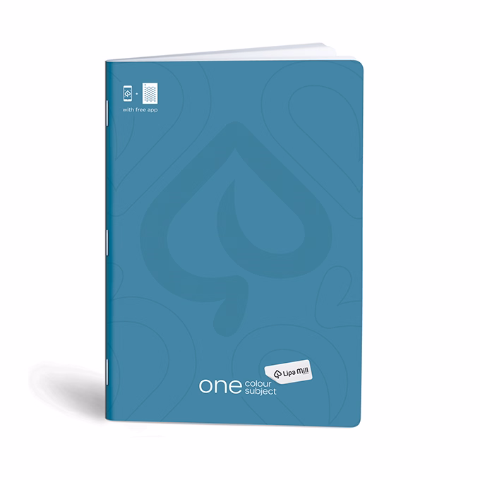 Füzet vonalas LIPAMILL A/4 40 lapos One colour