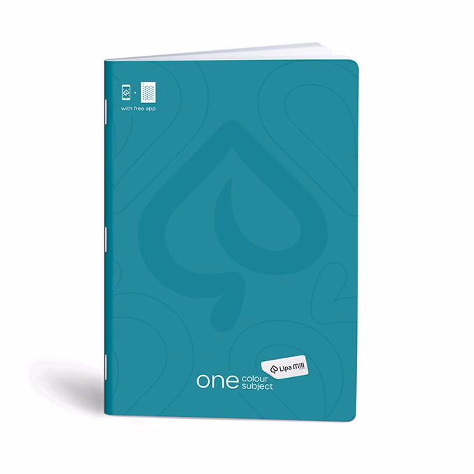 Füzet vonalas LIPAMILL A/4 40 lapos One colour